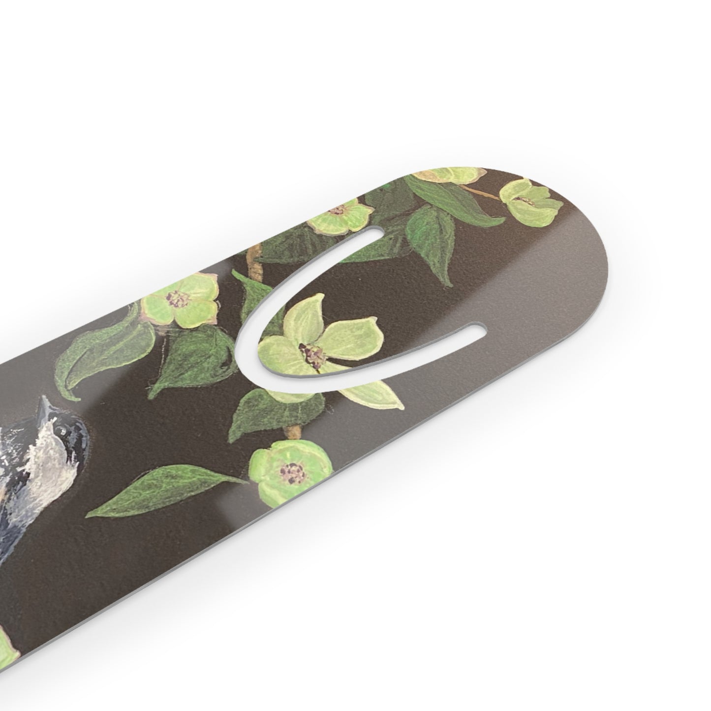 Chickadee & Dogwood Tree Metal Bookmark from Jen Bell