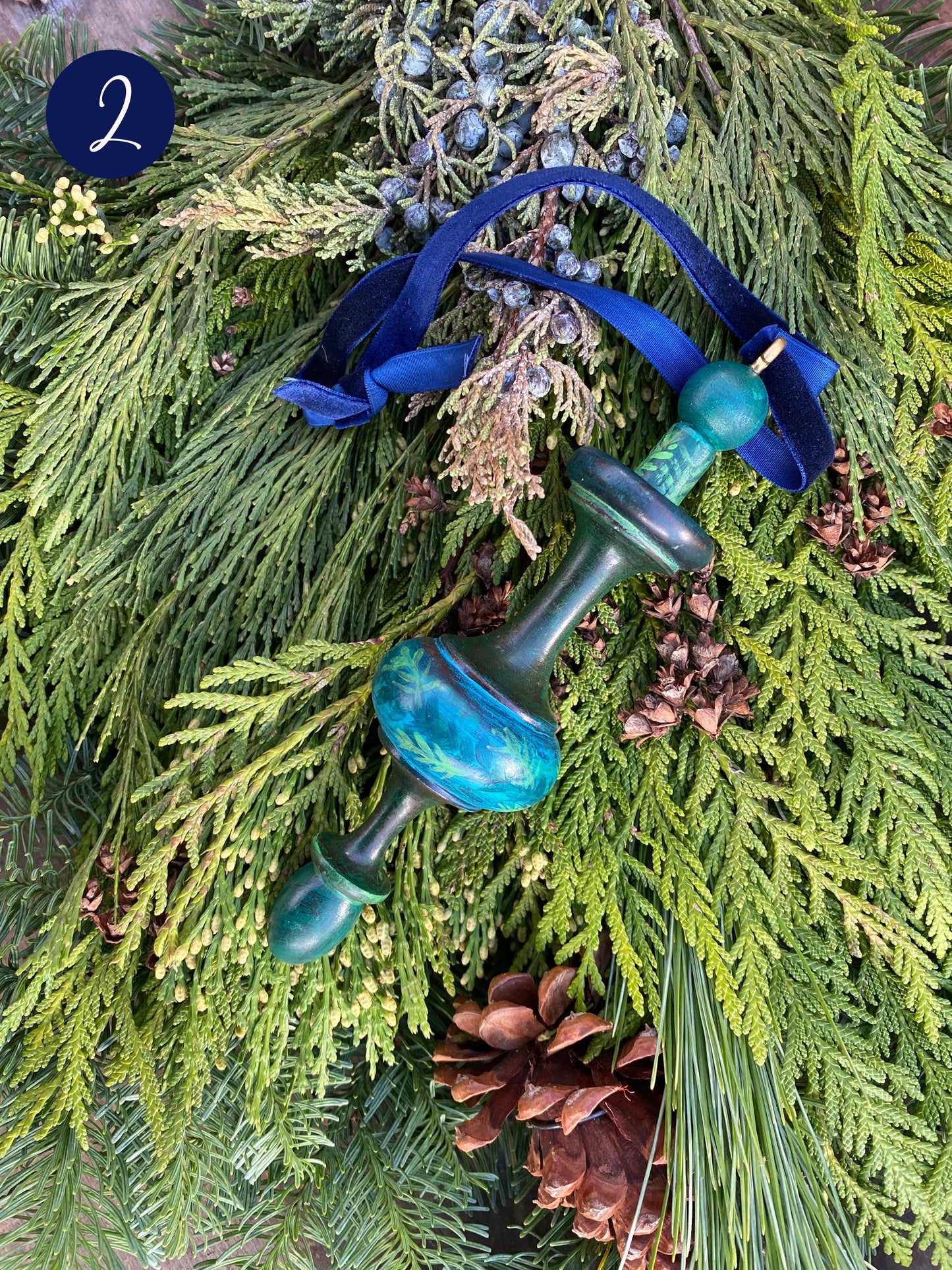 Festive Finials Made From Reclaimed Wooden Architectural Salvage