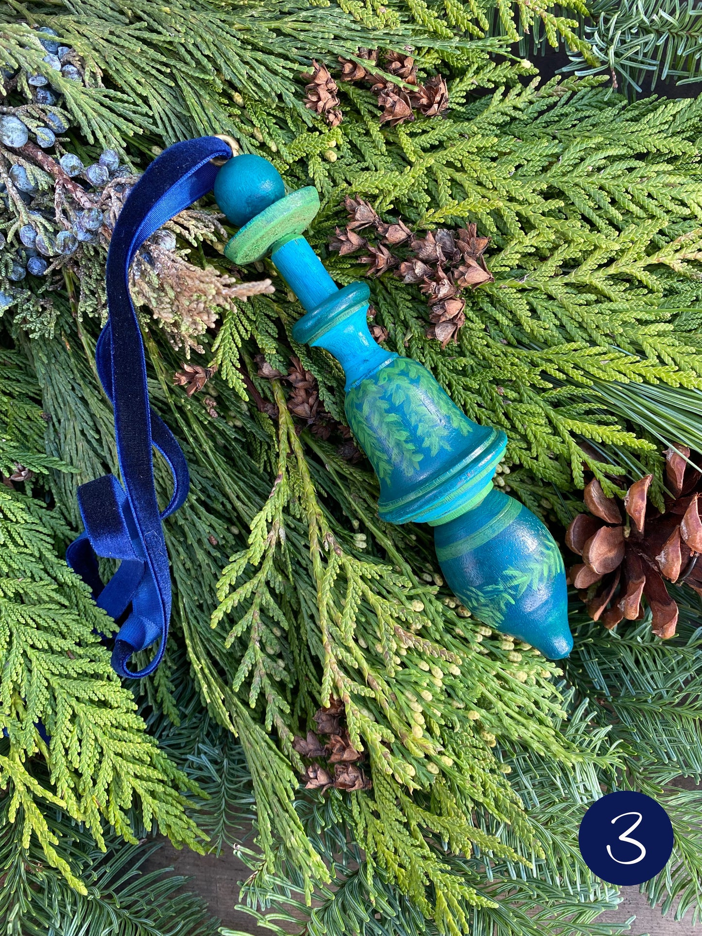 Festive Finials Made From Reclaimed Wooden Architectural Salvage