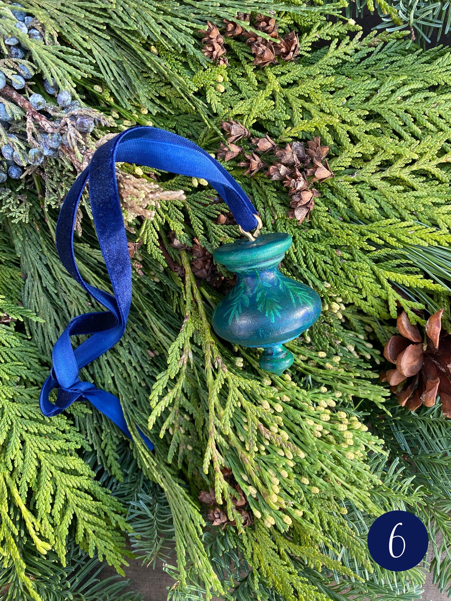 Festive Finials Made From Reclaimed Wooden Architectural Salvage