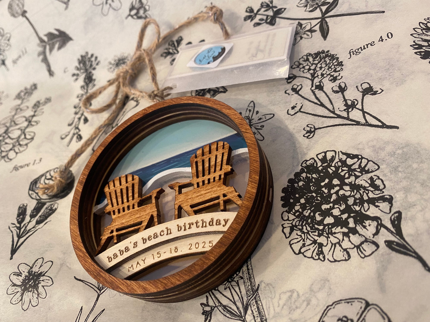 Just Add Sand - Beach Umbrella Ornament