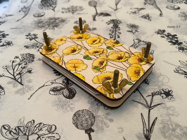 State Flower Pocket-Size Dried Flower Press