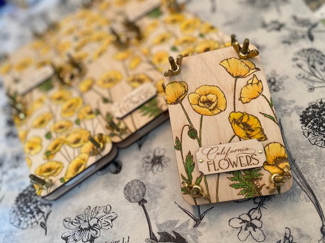 Personalized State Flower Mini Flower Press