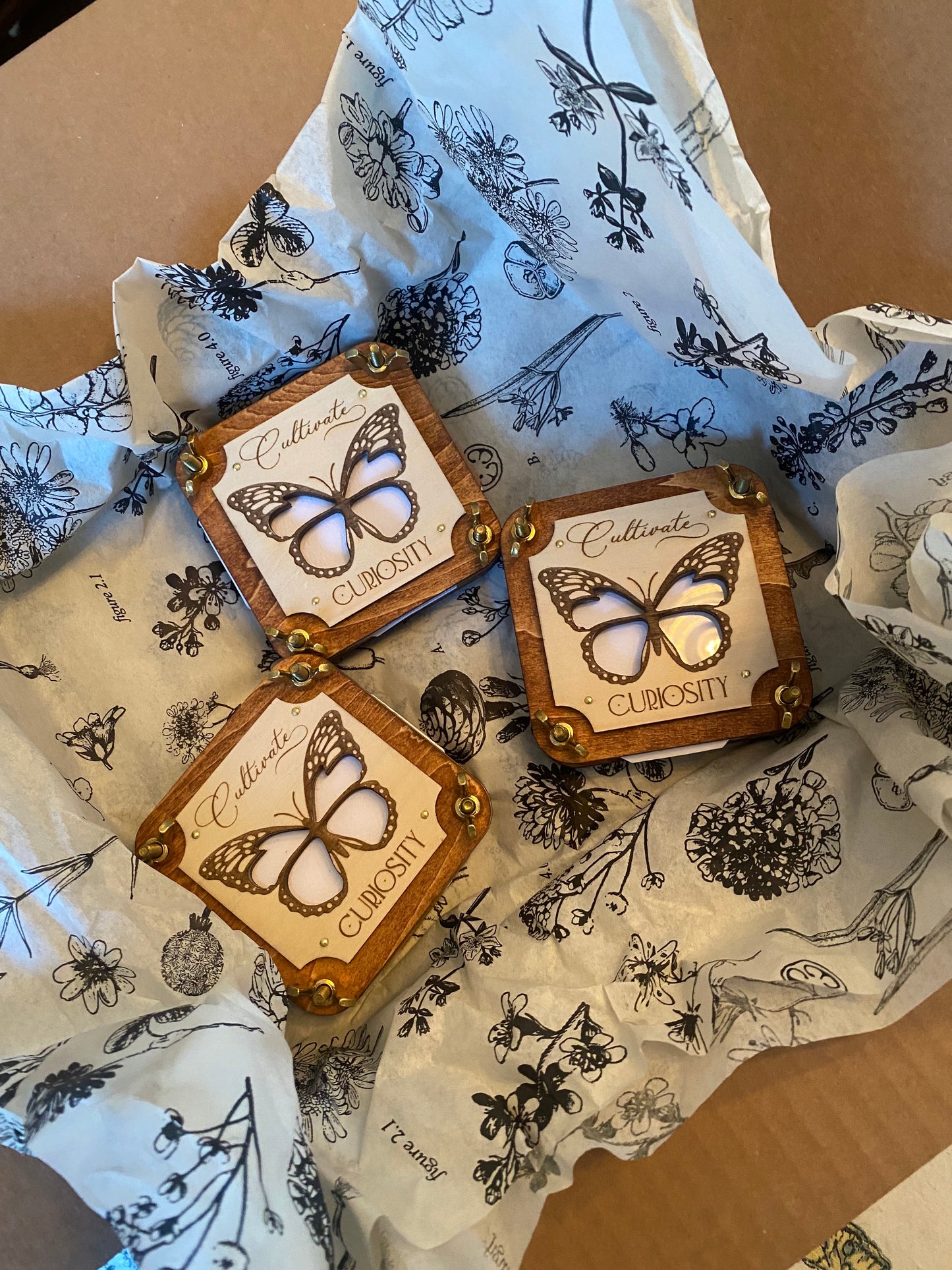 Mini Flower Press with Butterfly Window