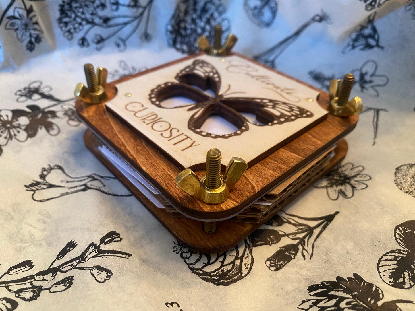 Mini Flower Press with Butterfly Window