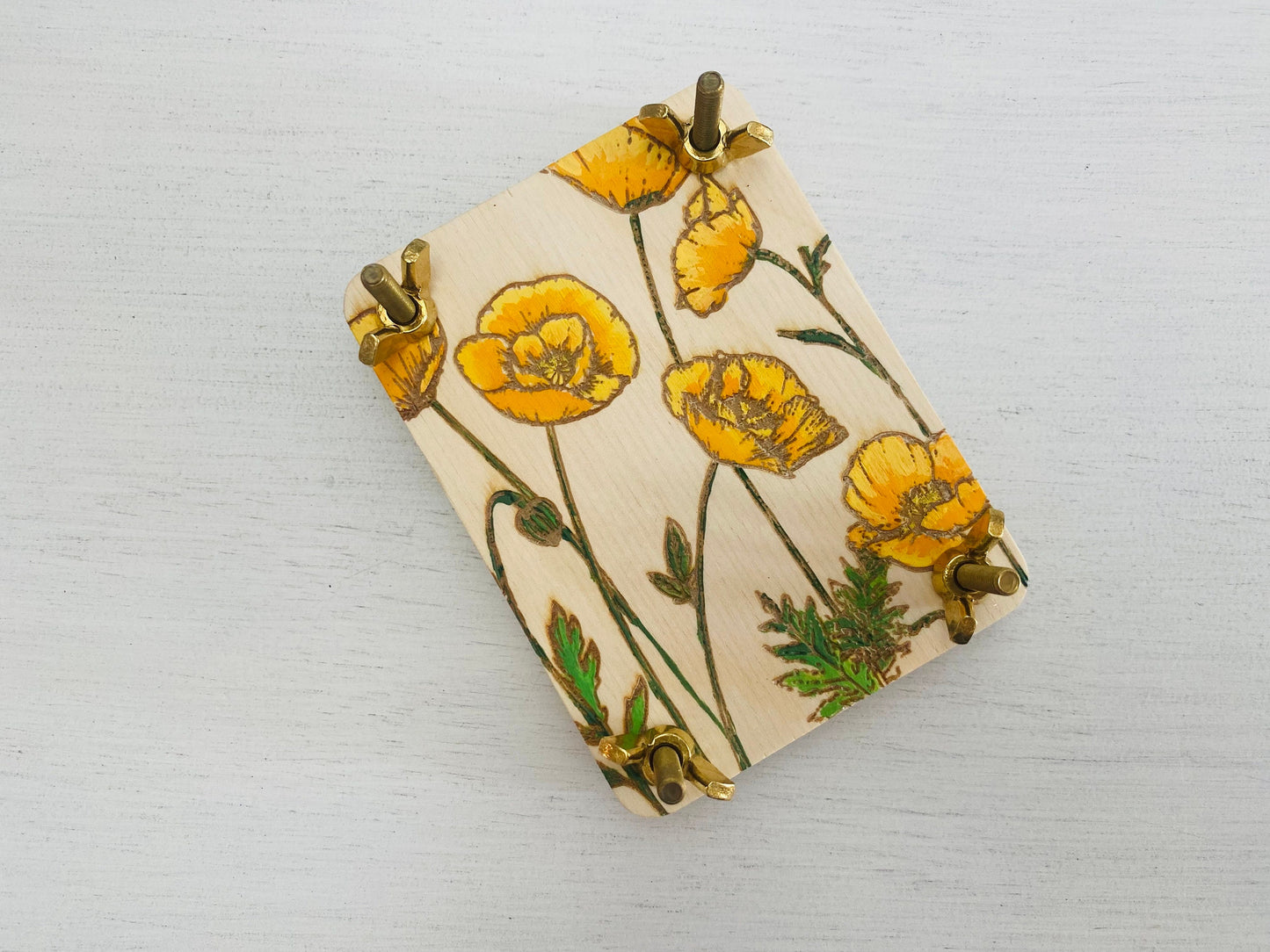 State Flower Mini Flower Press Great for Hiking, Camping and Travel Journaling