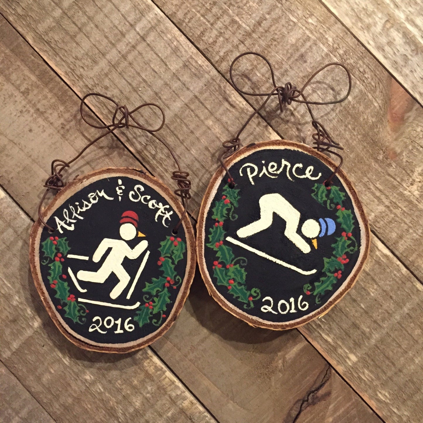 National Parks - Skiing Ornament