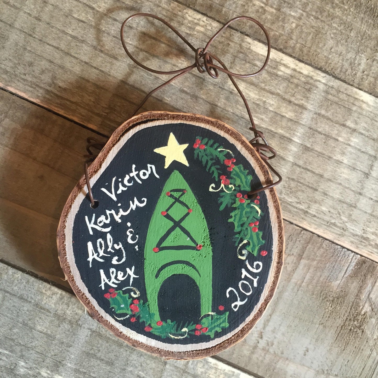 National Parks - Kayak Ornament