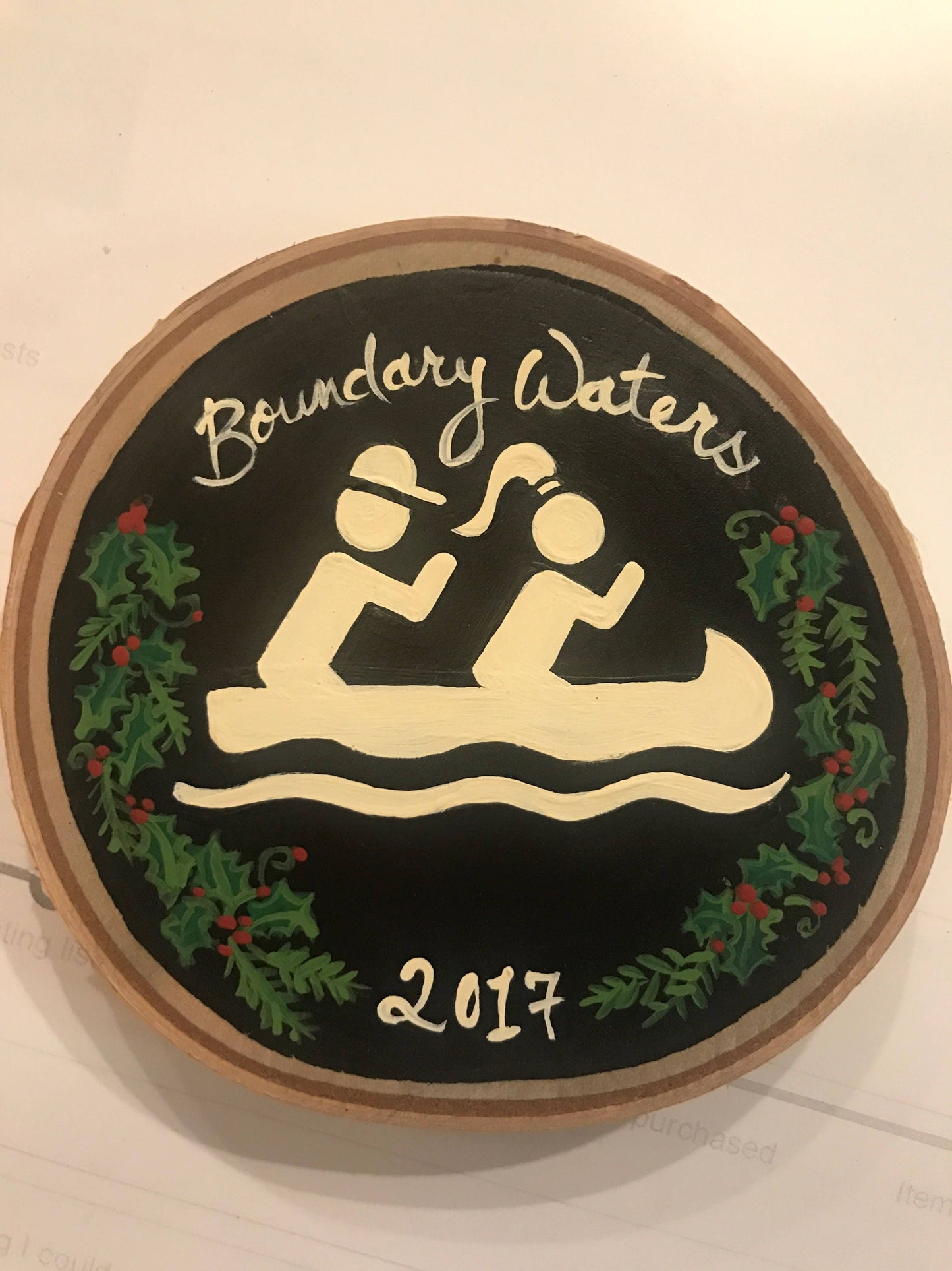 National Parks - Engagement Kayak Ornament