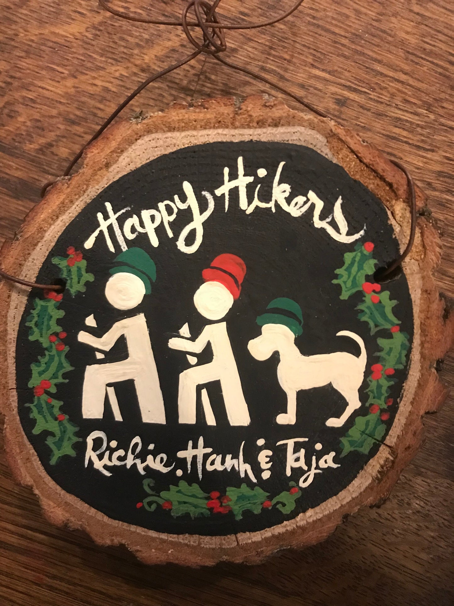 National Parks - Hiking with Dogs Ornament