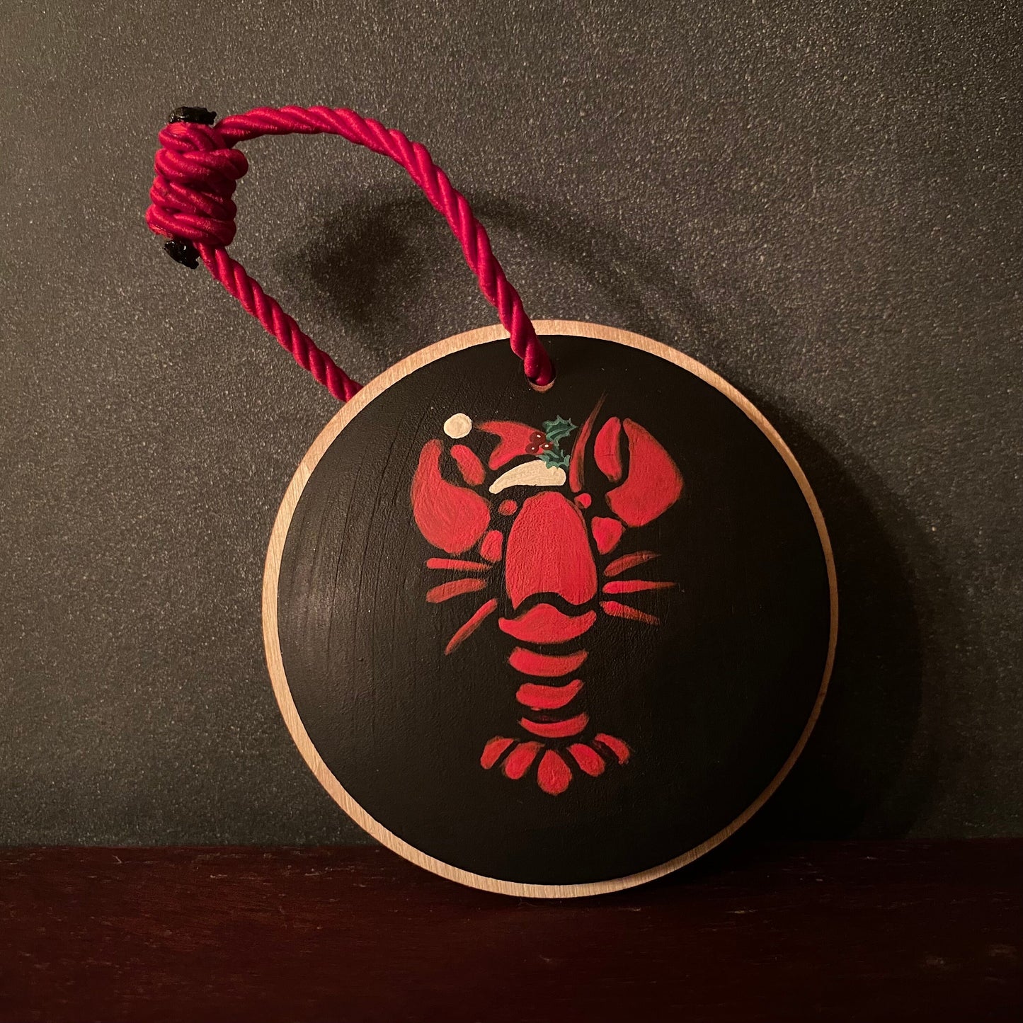 Maryland Crab Santa Claws Christmas Ornament with Maine Lobsters, Buoys and Lanterns Too!