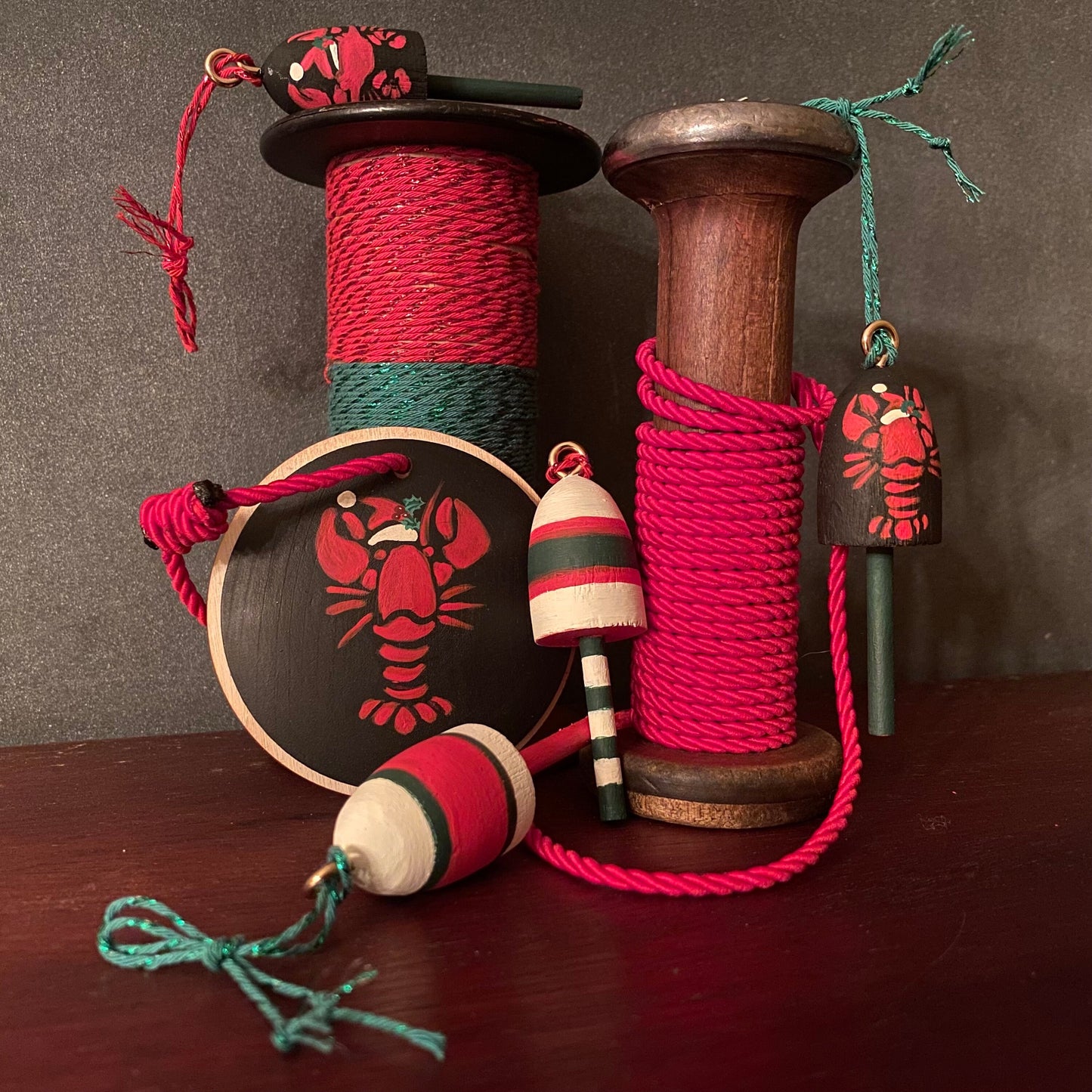 Mini Lobster Buoys Nautical Christmas Ornaments from Maine to Annapolis