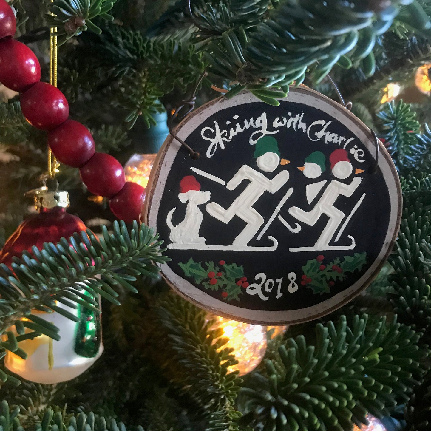 National Parks - Hiking with Baby Ornament