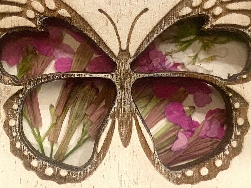 Mini Flower Press with Butterfly Window