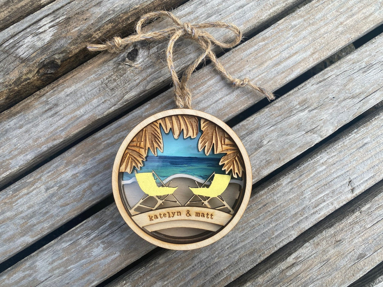 Just Add Sand - Beach Umbrella Ornament