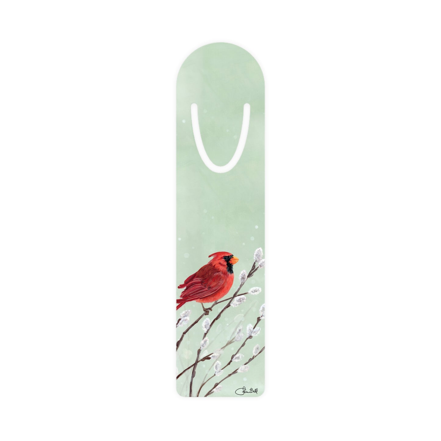 Winter Cardinal Bookmark is the Perfect Stocking Stuffer