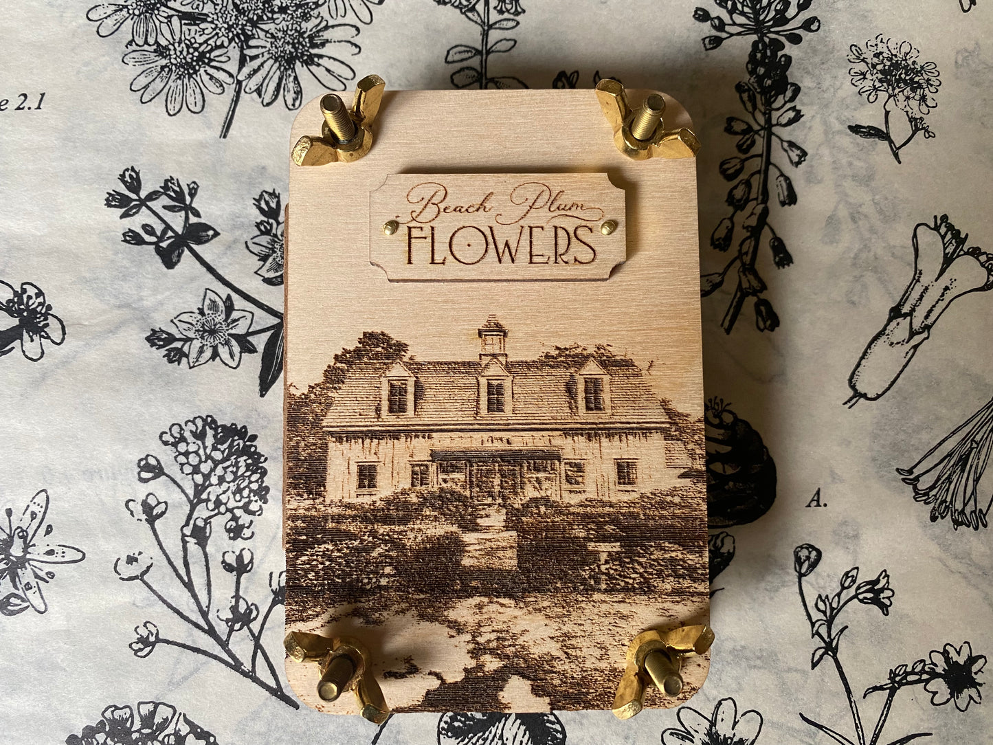 Custom Flower Press with Your Building, Barn or Greenhouse (WHOLESALE ONLY)