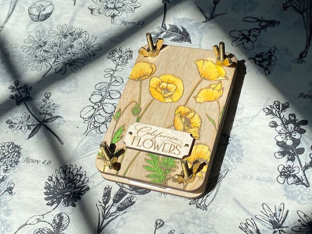 Personalized State Flower Mini Flower Press