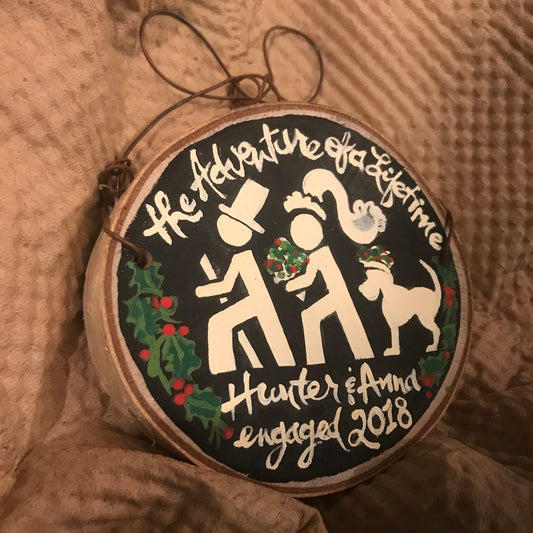 National Parks - Hiking Wedding or Engagement Ornament