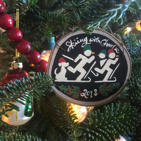 National Parks - Skiing Ornament