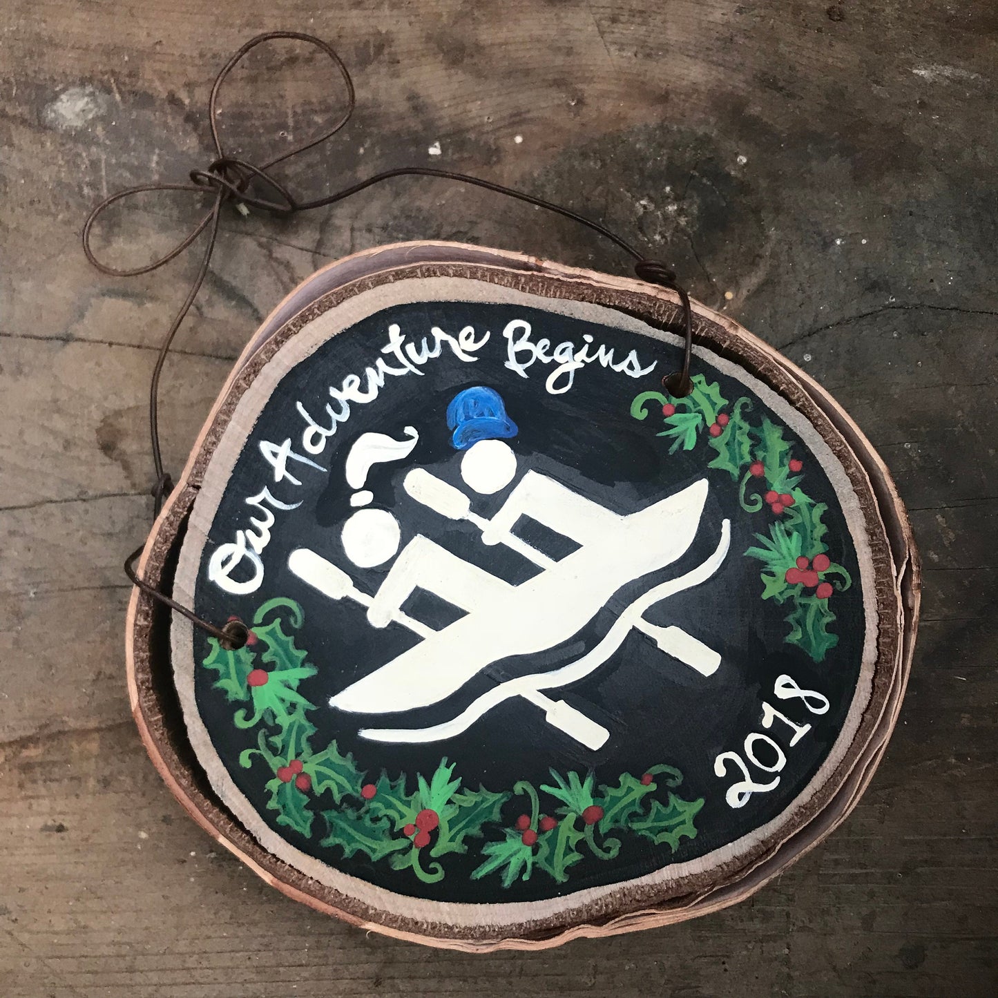 National Parks - Hiking Wedding or Engagement Ornament