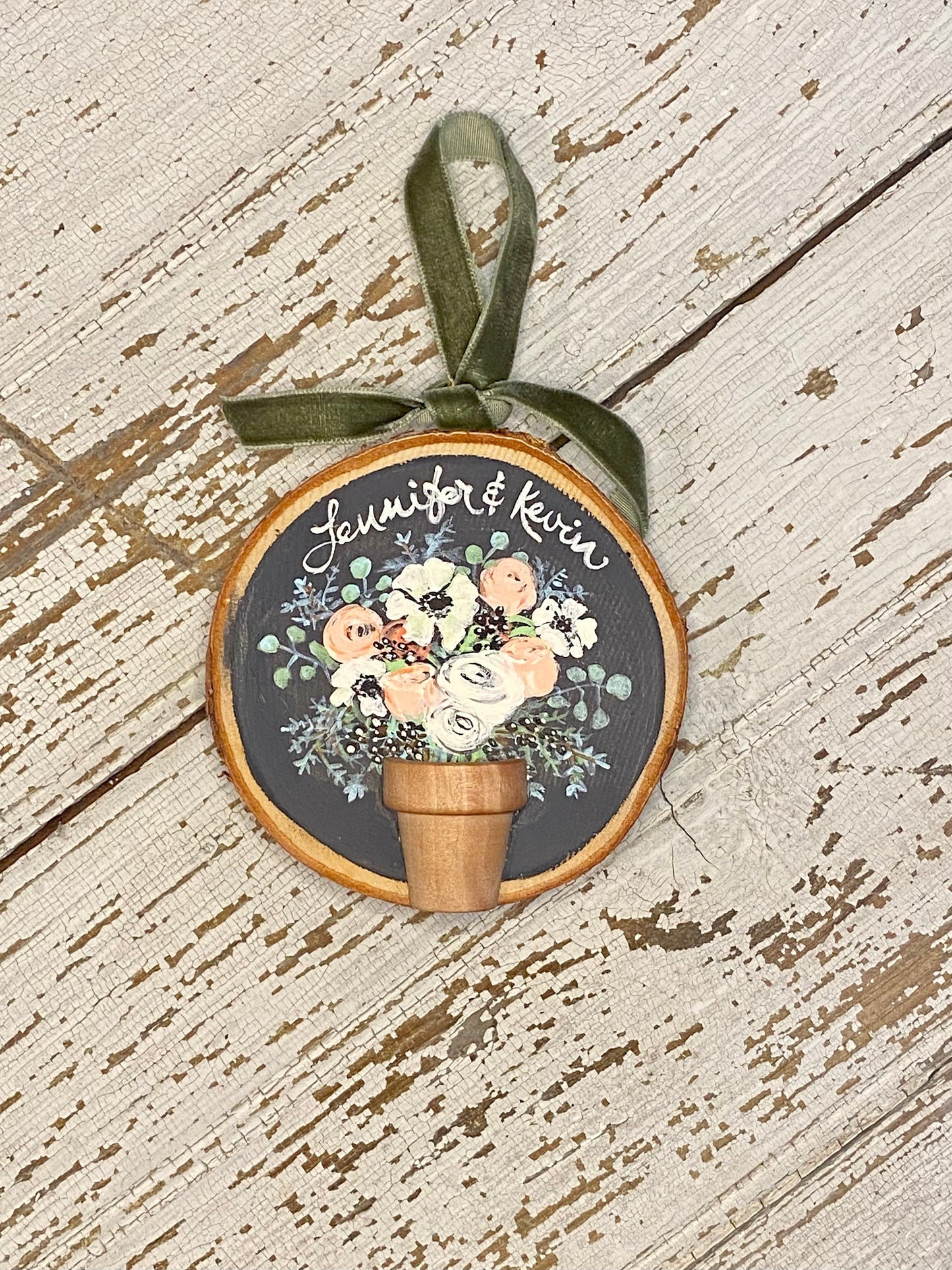 Wedding Bouquet Illustration Ornament for Engagement Gift or Wedding Present!